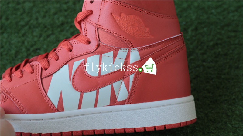 2018 Off-White x Air Jordan 1 Nike Swoosh Orange/White